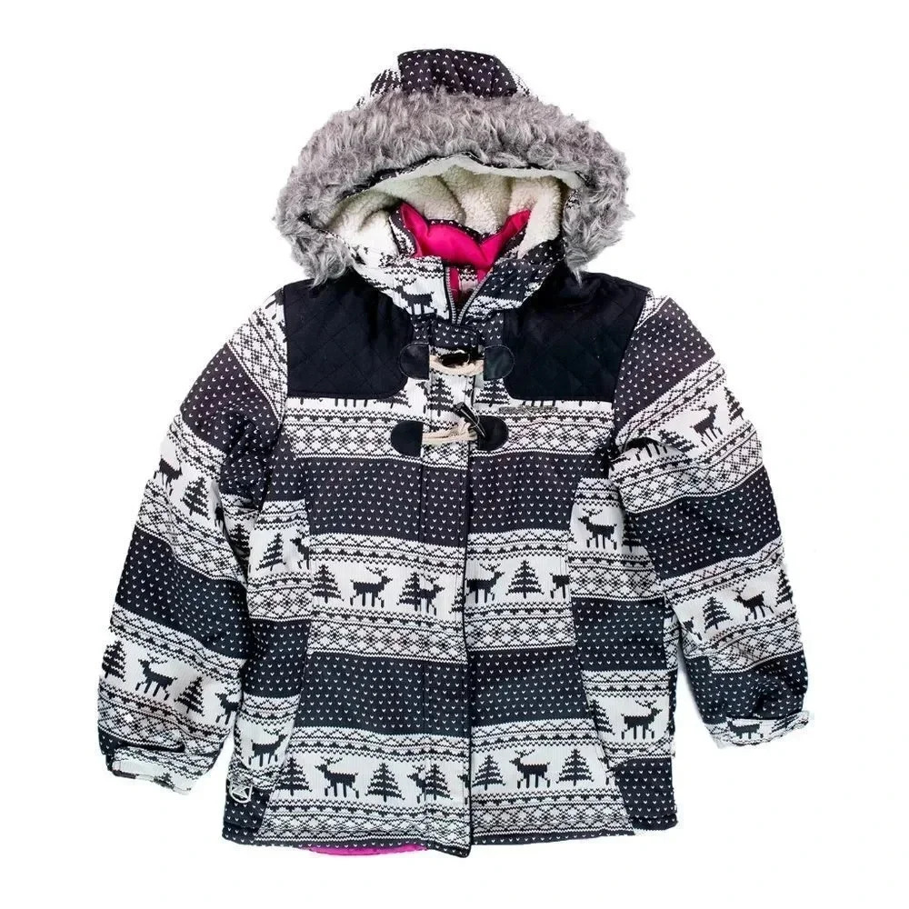 ZeroXposur Fair Isle Faux Fur Jacket XL